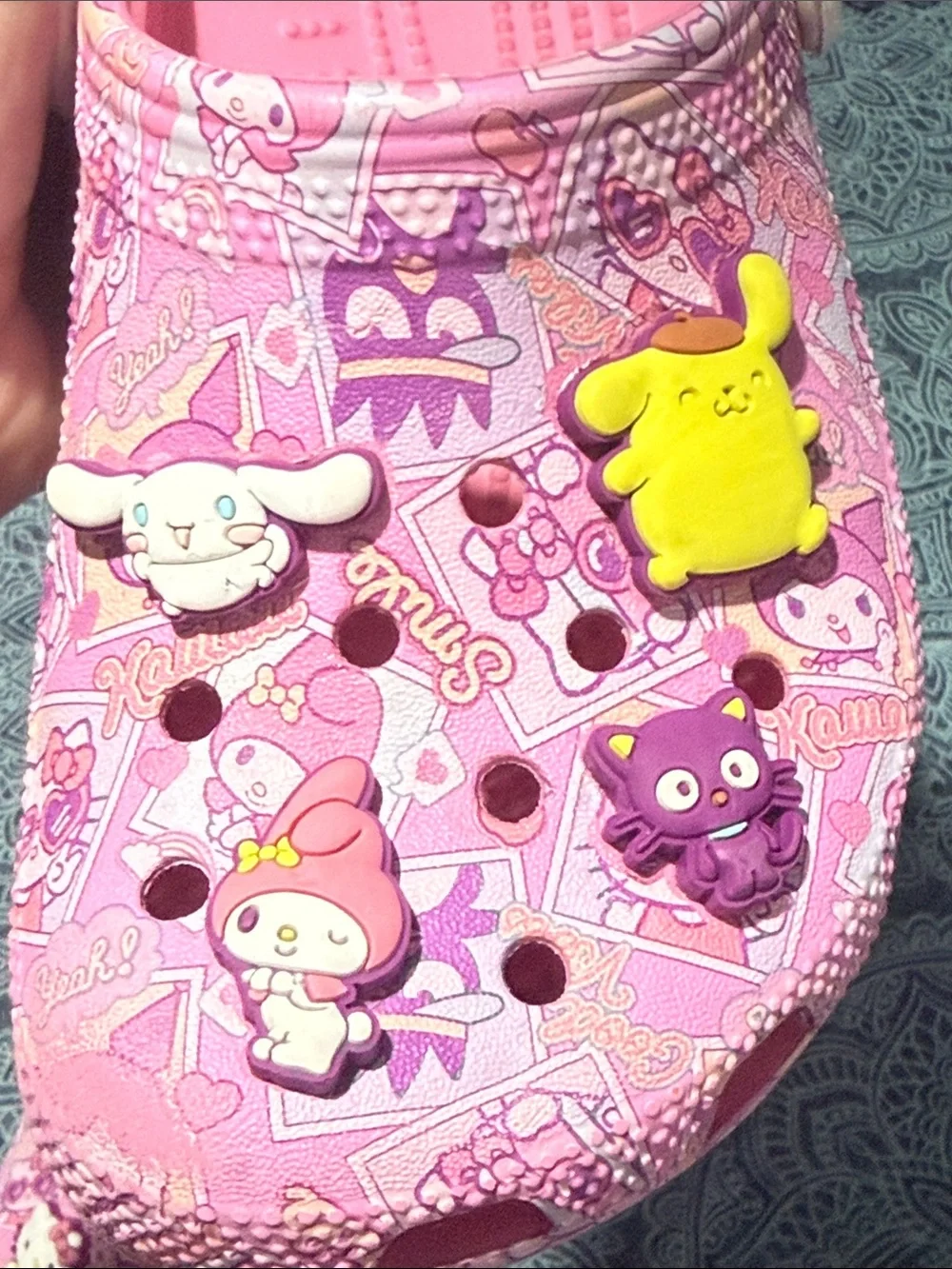 Sanrio Hello Kitty & Friends Pink Kids' Crocs with Jibbitz